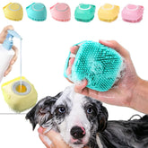 Pet Dog Shampoo Brush Silicone Cat Massage Comb Grooming Scrubber for Bathing Short Hair Soft Puppy Clean Brush Dog Bath Brush