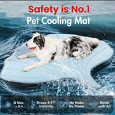 Cool pet Mat Eco-friendly Cooling Pad for Large Dog Pet Cooling Mats for Dog bed & Cat house Use in Crate Tunk Camping Outdoor