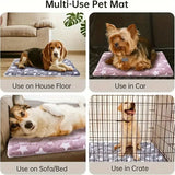 Pet Flannel Sleeping Pad Mat Kennel Mat Blanket Pet Plush  Warm Mat Cage Platform Pad for Small Large Dog Blanket Pet Supplies