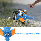 Plush Raw Dog Toys Squeak Elephant Shell Durable Toy Dogs Chew Interactive Indestructible Dog Sound Toy for Small Large Dogs