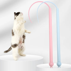 Interactive Mouse Tail Cat Funny Stick Bionic Design Stimulates Cat’s Cat Hunting Nature Cat Interactive Toy Cat Funny Toy Stick