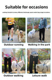 Pet Leash Explosion-Proof Waist Bag Portable Dog Running Reflective Leash