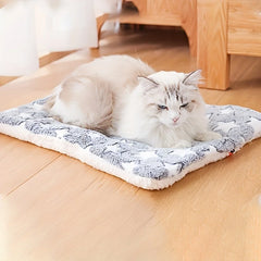 Pet Flannel Sleeping Pad Mat Kennel Mat Blanket Pet Plush  Warm Mat Cage Platform Pad for Small Large Dog Blanket Pet Supplies