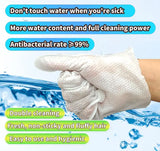 WLP : Pet Glove Wipes for Dogs & Cats,Hypoallergenic Pet Wipes Disposable No-Rinse Grooming,6PCS