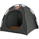 Foldable Pet Tent with Removable Mat | 4-Season Waterproof Outdoor Cat&Dog House | Portable Travel Bed for Camping/Hiking | Brea