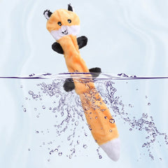 1/3 Pcs Large Dog Toy Bite-Resistant Sound Plush Toy Squirrel, raccoon, fox Cartoon Pet Toy Squeaky Dog Toy For Small Medium Dog