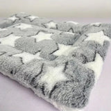 Pet Flannel Sleeping Pad Mat Kennel Mat Blanket Pet Plush  Warm Mat Cage Platform Pad for Small Large Dog Blanket Pet Supplies