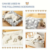 Pet Flannel Sleeping Pad Mat Kennel Mat Blanket Pet Plush  Warm Mat Cage Platform Pad for Small Large Dog Blanket Pet Supplies