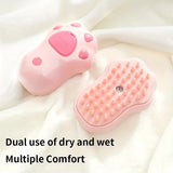 3 in 1 Cat Dog Steamy Brush Steam Brush Electric Sprayer Pet Hair Removal Combs for Massage Pet Grooming Brush Supplies