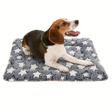 Pet Flannel Sleeping Pad Mat Kennel Mat Blanket Pet Plush  Warm Mat Cage Platform Pad for Small Large Dog Blanket Pet Supplies