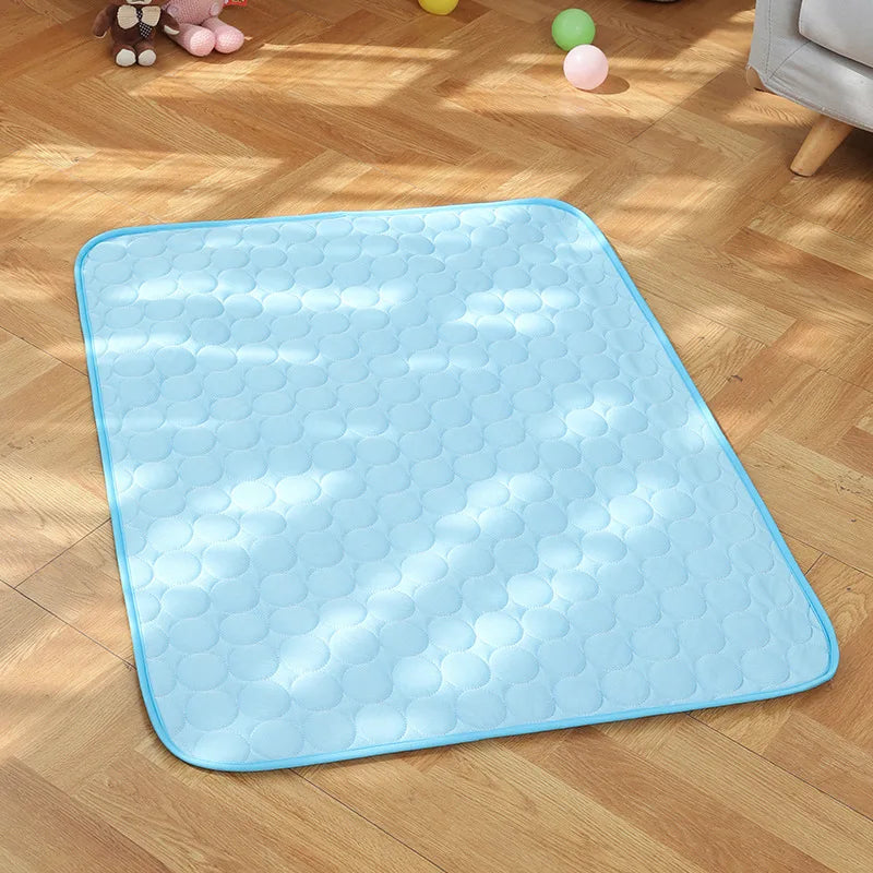 Dog Cooling Mat Summer Pet Cold Bed Extra Large For Small Big Dogs Pet Accessories Cat Durable Blanket Sofa Cat Ice Pad Blanket