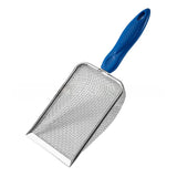 Stainless Steel Cat Litter Scoop, 10 Holes Heavy Duty Sifter Shovel for Clumping Kitty Litter, Durable Easy Clean Pet Sand Scoop