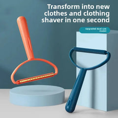 Portable Lint Remover Pet Hair Remover Brush Manual Lint Roller Sofa Clothes Cleaning Lint Brush Fuzz Fabric Shaver Brush Tool
