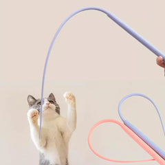 Interactive Mouse Tail Cat Funny Stick Bionic Design Stimulates Cat’s Cat Hunting Nature Cat Interactive Toy Cat Funny Toy Stick