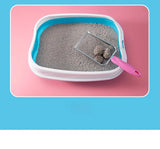 Stainless Steel Cat Litter Scoop, 10 Holes Heavy Duty Sifter Shovel for Clumping Kitty Litter, Durable Easy Clean Pet Sand Scoop